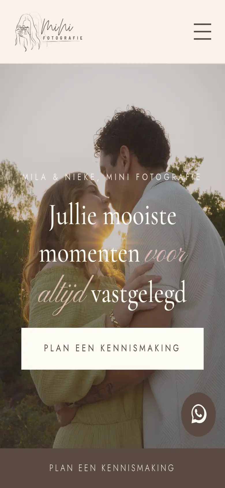 Schermafbeelding van Mini Fotografie op mobiel